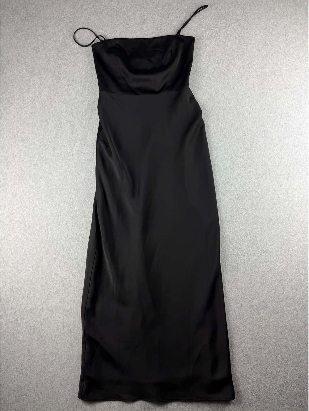 Park & Fifth Black Maxine Spaghetti Strap Maxi Slip Dress XS